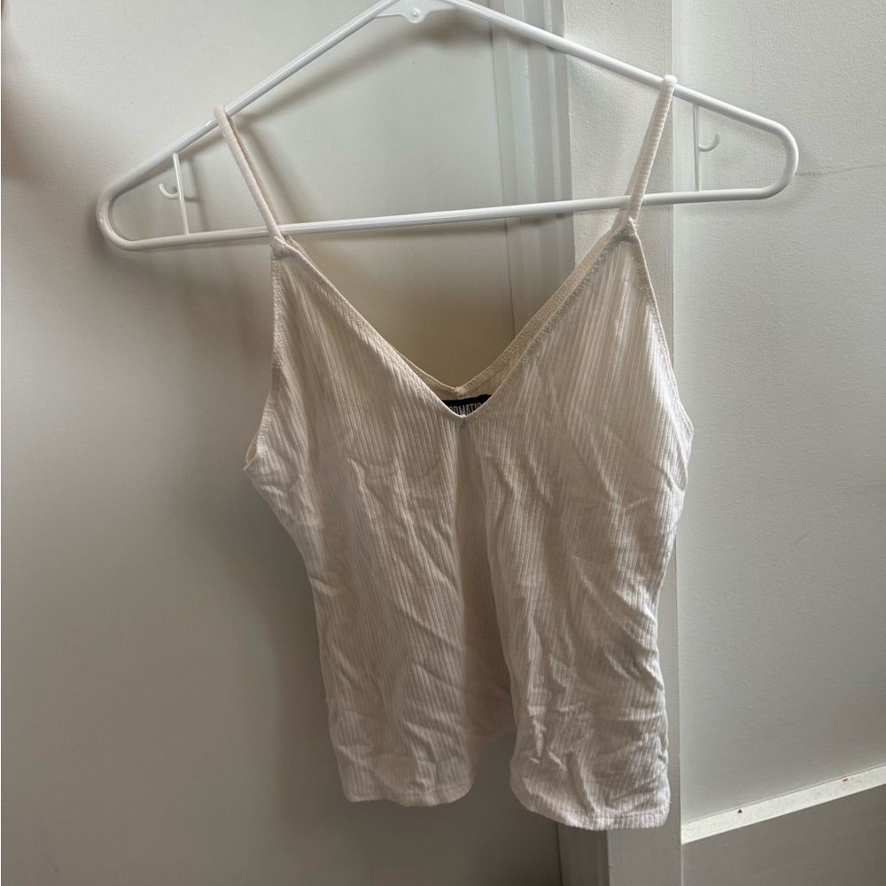Reformation White Tank Top